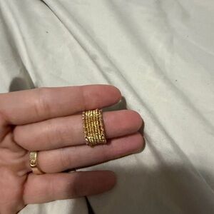 K18 Japan Spiral Ring Size 6.5-7 (Pawnable) 3.04g